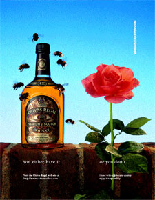 Print ad for Chivas Regal released to consumer publications nationwide.